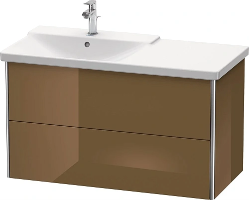 Тумба под раковину Duravit XSquare XS418506161 подвесная 101 см Коричнево-оливковый глянцевый Тумба под раковину Duravit XSquare XS418506161 подвесная 101 см Коричнево-оливковый глянцевый