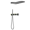 Душевая система Timo Saona SX-2350/18SM встраиваемая с термостатом черное золото Душевая система Timo Saona SX-2350/18SM встраиваемая с термостатом черное золото