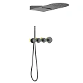 Душевая система Timo Saona SX-2350/18SM встраиваемая с термостатом черное золото Душевая система Timo Saona SX-2350/18SM встраиваемая с термостатом черное золото