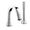 Смеситель на борт ванны GROHE Grandera на 4 отверстия, темный графит матовый (19936AL0) Смеситель на борт ванны GROHE Grandera на 4 отверстия, темный графит матовый (19936AL0)