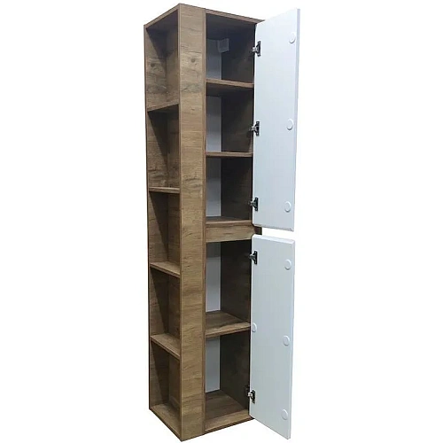 Шкаф-пенал Эстет Monaco Wood ФР-00010687 подвесной, с открытой полкой, левый 350х350х1747 Шкаф-пенал Эстет Monaco Wood ФР-00010687 подвесной, с открытой полкой, левый 350х350х1747