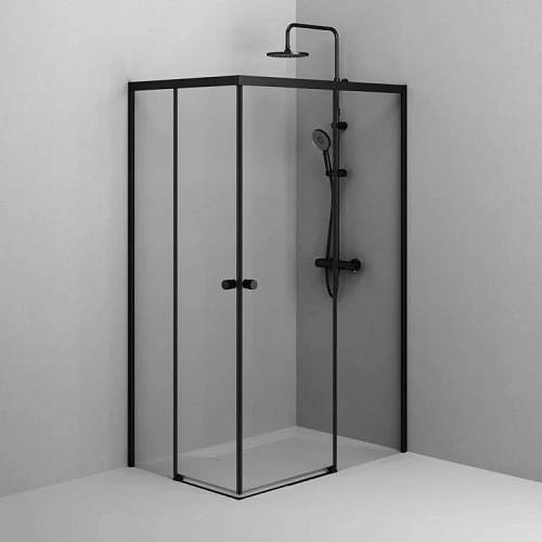 Душевой уголок AM.PM X-Joy W94G-403-12080-BТ Slide 120х80, черный, стекло прозрачное Душевой уголок AM.PM X-Joy W94G-403-12080-BТ Slide 120х80, черный, стекло прозрачное