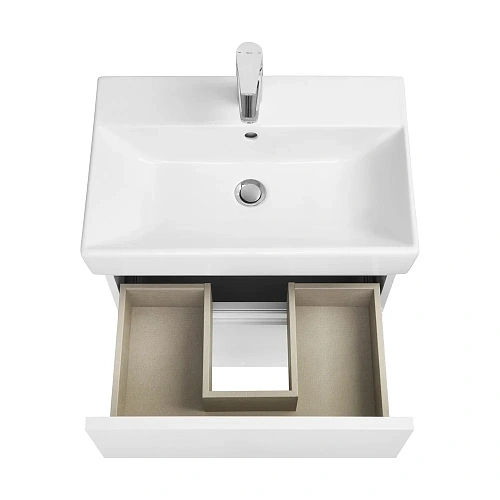 Тумба под раковину Roca Oleta 60 белый матовый, 2 ящика, A857639501 Тумба под раковину Roca Oleta 60 белый матовый, 2 ящика, A857639501