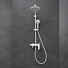 Душевая система Lemark Bronx LM3762MW с регулируемой высотой штанги, белый/матовый Душевая система Lemark Bronx LM3762MW с регулируемой высотой штанги, белый/матовый