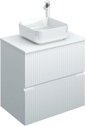 Тумба под раковину Aquanet Джейн 70 белый матовый 00313285 напольная/подвесная Тумба под раковину Aquanet Джейн 70 белый матовый 00313285 напольная/подвесная