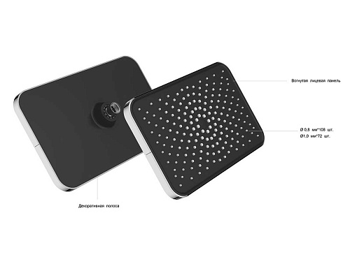 Душевая система Vincea VSFW-421I4CH встраиваемый, двухрежимный, хром Душевая система Vincea VSFW-421I4CH встраиваемый, двухрежимный, хром