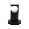 Держатель ручного душа Paini 53PZ186TT фиксированный, круглый, матовый чёрный