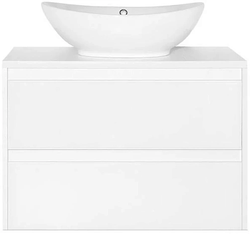 Тумба под раковину Style Line Монако 80 (2 ящ.), Гамма 56, Осина бел /бел лакобель, PLUS ЛС-00000634 Тумба под раковину Style Line Монако 80 (2 ящ.), Гамма 56, Осина бел /бел лакобель, PLUS ЛС-00000634