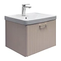Тумба с раковиной Comforty Ангара-60П 00-00021034 дуб латте раковина 4460 Тумба с раковиной Comforty Ангара-60П 00-00021034 дуб латте раковина 4460