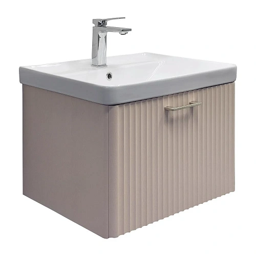 Тумба с раковиной Comforty Ангара-60П 00-00021034 дуб латте раковина 4460 Тумба с раковиной Comforty Ангара-60П 00-00021034 дуб латте раковина 4460