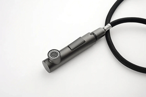 Смеситель для кухни Paulmark NEO вороненая сталь Ne214419-GM Смеситель для кухни Paulmark NEO вороненая сталь Ne214419-GM