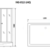 Душевой уголок Niagara NG-012-14Q (1200х800х1950) стекло матовое 0121422Q Душевой уголок Niagara NG-012-14Q (1200х800х1950) стекло матовое 0121422Q