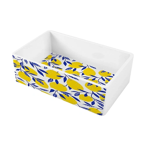 Кухонная мойка Omoikiri Mikura 76-Lemon Natceramic/white 4993020 Кухонная мойка Omoikiri Mikura 76-Lemon Natceramic/white 4993020