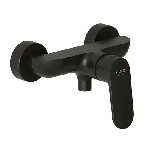 Смеситель для душа Kludi X1 328313975 черный матовый Смеситель для душа Kludi X1 328313975 черный матовый