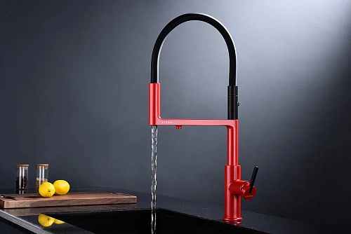 Смеситель для кухни Paulmark Tornado пламя To213402-FI Смеситель для кухни Paulmark Tornado пламя To213402-FI