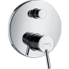 Смеситель для ванны Hansgrohe Talis S, СМ, со встроенной защитной комбинацией 32477000, хром