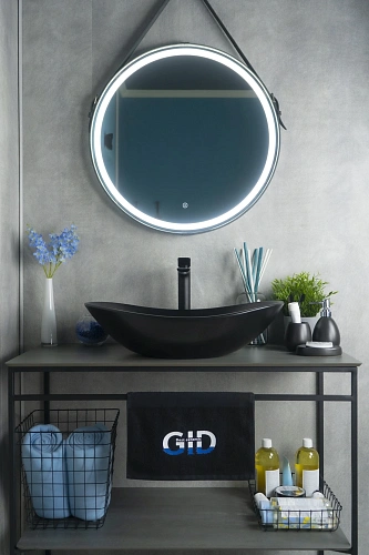 Раковина Gid Bm9811 53337 накладная черная матовая 61x37x15 Раковина Gid Bm9811 53337 накладная черная матовая 61x37x15