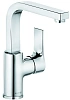 Смеситель для раковины Kludi Zenta Sl 480280565 с боковым управлением, без донного клапана, хром