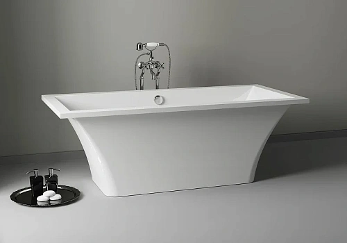 Ванна из искусственного камня Astra-Form Лотус, белая 01010036 Ванна из искусственного камня Astra-Form Лотус, белая 01010036