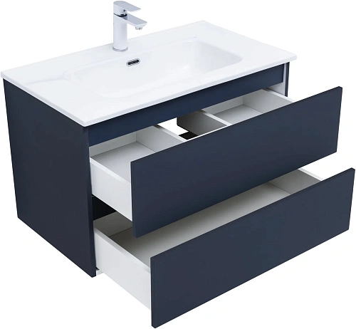 Тумба под раковину Aquanet Вега 2.0 80 маренго 00337949 подвесная Тумба под раковину Aquanet Вега 2.0 80 маренго 00337949 подвесная