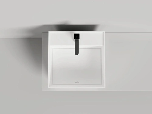 Раковина Salini ARMONIA SQUARE TOP 03 покраска по RAL полностью 130513TGF 450x450 накладная S-Sense Раковина Salini ARMONIA SQUARE TOP 03 покраска по RAL полностью 130513TGF 450x450 накладная S-Sense