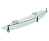 Картинка анонса товара «полка wasserkraft kammel k-8344 (ранее к-8324) стеклянная с бортиком хром»