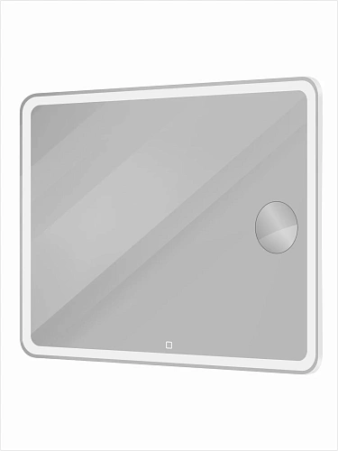 Зеркало BelBagno SPC-MAR-1000-800-LED-TCH-LNZ с подсветкой и встроенной линзой 3-х кратного увеличения Зеркало BelBagno SPC-MAR-1000-800-LED-TCH-LNZ с подсветкой и встроенной линзой 3-х кратного увеличения