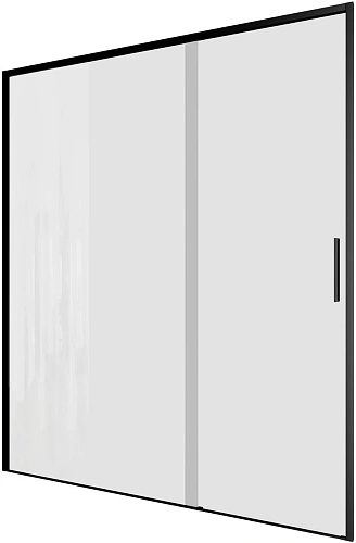 Душевая дверь Aquanet Pleasure Evo 160 AE65-N160-BT профиль черный, прозрачное стекло Душевая дверь Aquanet Pleasure Evo 160 AE65-N160-BT профиль черный, прозрачное стекло