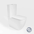 Унитаз напольный Vincea Tornado Bien VT2-51T белый, ультратонкое сиденье, soft-close, P-trap Унитаз напольный Vincea Tornado Bien VT2-51T белый, ультратонкое сиденье, soft-close, P-trap