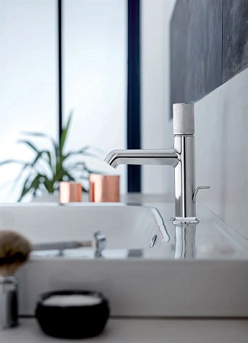 Смеситель для раковины Jacob Delafon Rivoli E24323-CP с донным клапаном Смеситель для раковины Jacob Delafon Rivoli E24323-CP с донным клапаном