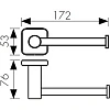 Держатель туалетной бумаги Kaiser KH-1720 хром цинк Держатель туалетной бумаги Kaiser KH-1720 хром цинк