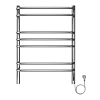 Полотенцесушитель электрический Aquatek Пандора П7 AQ EL RPC0770CH 500х700 мм с терморегулятором и таймером quick touch
