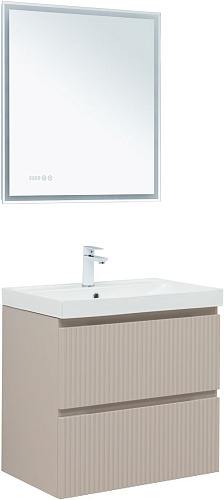 Тумба под раковину Aquanet Джейн Flat 70 00343976 бежевый Тумба под раковину Aquanet Джейн Flat 70 00343976 бежевый