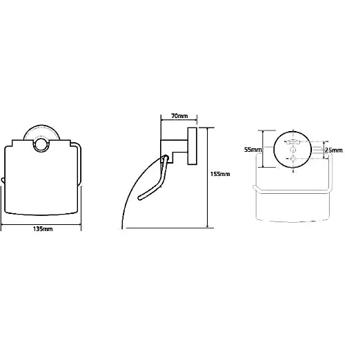 Держатель туалетной бумаги Bemeta TREND-I 104112018 Держатель туалетной бумаги Bemeta TREND-I 104112018