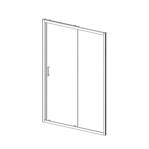 Душевая дверь Vincea Alpha VDS-3AL110CL, 1100, хром, стекло прозрачное Душевая дверь Vincea Alpha VDS-3AL110CL, 1100, хром, стекло прозрачное