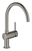 Смеситель для кухни GROHE Minta однорычажный, темный графит матовый (32917AL0)