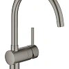 Смеситель для кухни GROHE Minta однорычажный, темный графит матовый (32917AL0) Смеситель для кухни GROHE Minta однорычажный, темный графит матовый (32917AL0)