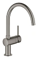 Смеситель для кухни GROHE Minta однорычажный, темный графит матовый (32917AL0) Смеситель для кухни GROHE Minta однорычажный, темный графит матовый (32917AL0)