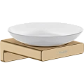 Мыльница Hansgrohe AddStoris 41746140, шлифованная бронза Мыльница Hansgrohe AddStoris 41746140, шлифованная бронза