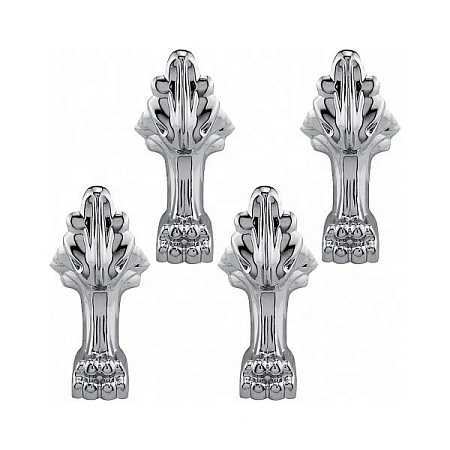 Ножки для ванны Эстет Скарлетт ФР-00001313 каменные, хром Ножки для ванны Эстет Скарлетт ФР-00001313 каменные, хром