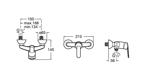 Смеситель для душа Roca Victoria 5A2125C0M Смеситель для душа Roca Victoria 5A2125C0M
