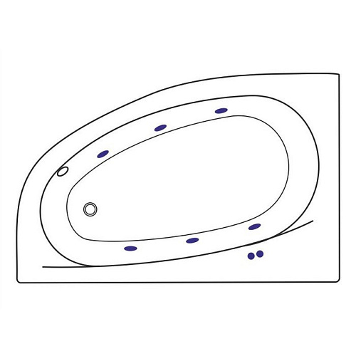 Акриловая ванна EXCELLENT Kameleon 170x110 левая SOFT бронза WAEX.KML17.SOFT.BR Акриловая ванна EXCELLENT Kameleon 170x110 левая SOFT бронза WAEX.KML17.SOFT.BR