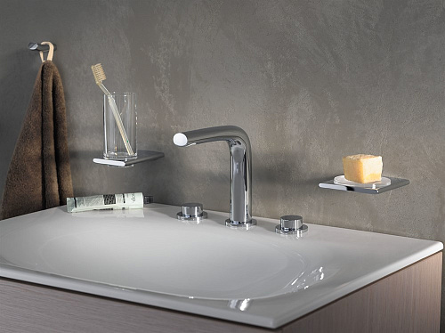 Смеситель для раковины Keuco Edition 400 51515130000 на 3 отверстия 150 Смеситель для раковины Keuco Edition 400 51515130000 на 3 отверстия 150