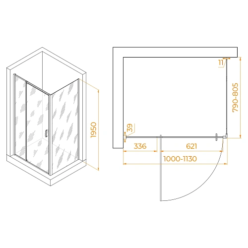 Душевой уголок RGW PA-078B (RGW PA-008B + Z-050-2B) 1000x800 мм 350807808-14 черный Easy Clean Душевой уголок RGW PA-078B (RGW PA-008B + Z-050-2B) 1000x800 мм 350807808-14 черный Easy Clean