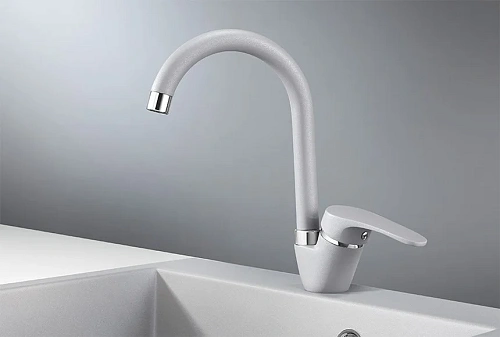 Смеситель для кухни Granula 1024, АЛЮМИНИУМ Смеситель для кухни Granula 1024, АЛЮМИНИУМ