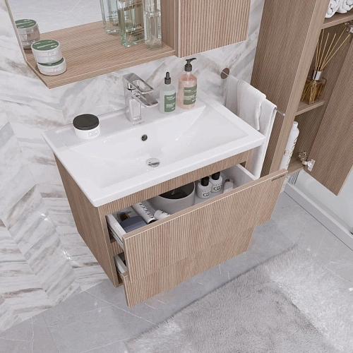 Тумба под раковину GROSSMAN ЮНИТ-70 см кадена вуд (ум.Фостер-70) подвесная 2070131 Тумба под раковину GROSSMAN ЮНИТ-70 см кадена вуд (ум.Фостер-70) подвесная 2070131