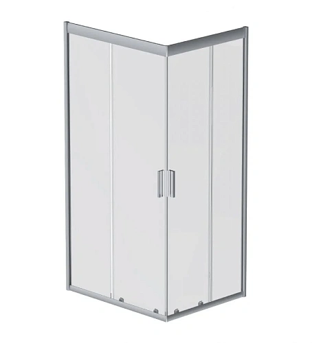 Душевой уголок AM.PM Gem W90G-404-100280-MT 100х80 стекло прозрачное, профиль серебро матовое Душевой уголок AM.PM Gem W90G-404-100280-MT 100х80 стекло прозрачное, профиль серебро матовое