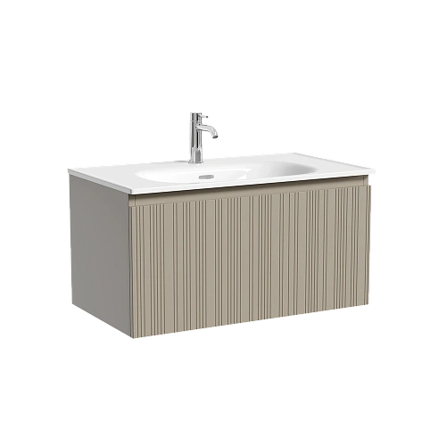 Тумба под раковину SANCOS Code CD80GP 785х453х400 цвет серая платина, подвесная Тумба под раковину SANCOS Code CD80GP 785х453х400 цвет серая платина, подвесная