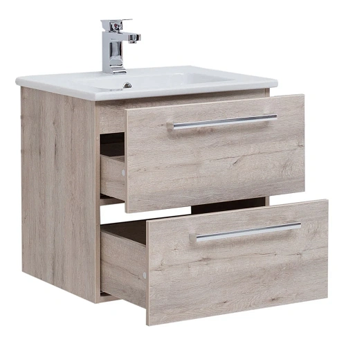 Тумба под раковину DREJA GIO, 60 см, подвесная, 2 ящика, дуб кантри 77.0102D Тумба под раковину DREJA GIO, 60 см, подвесная, 2 ящика, дуб кантри 77.0102D