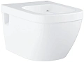 Унитаз подвесной GROHE Euro Ceramic, каскадный смыв, видимый крепеж, альпин-белый (39538000) Унитаз подвесной GROHE Euro Ceramic, каскадный смыв, видимый крепеж, альпин-белый (39538000)